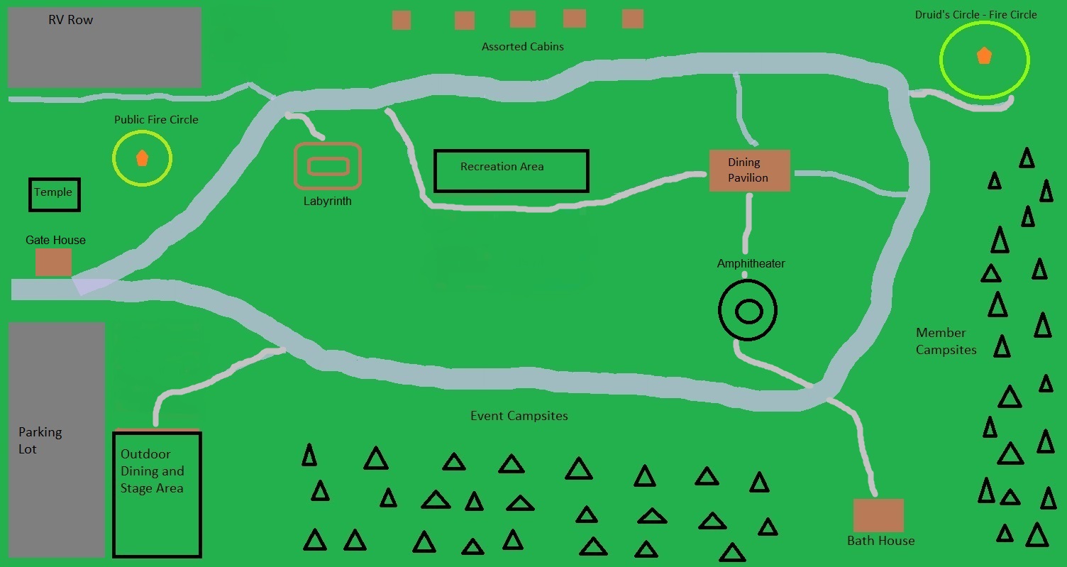 Initial camp map