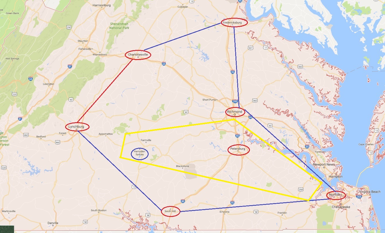 Possible Locations Map Possible Locations Map