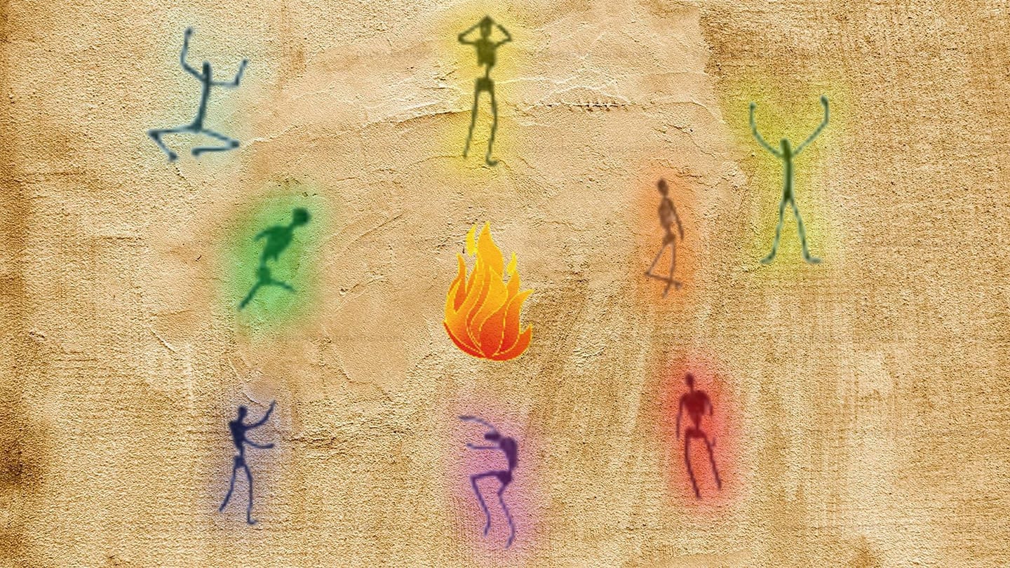 Tribal Cave Painting Tribal Cave Painting